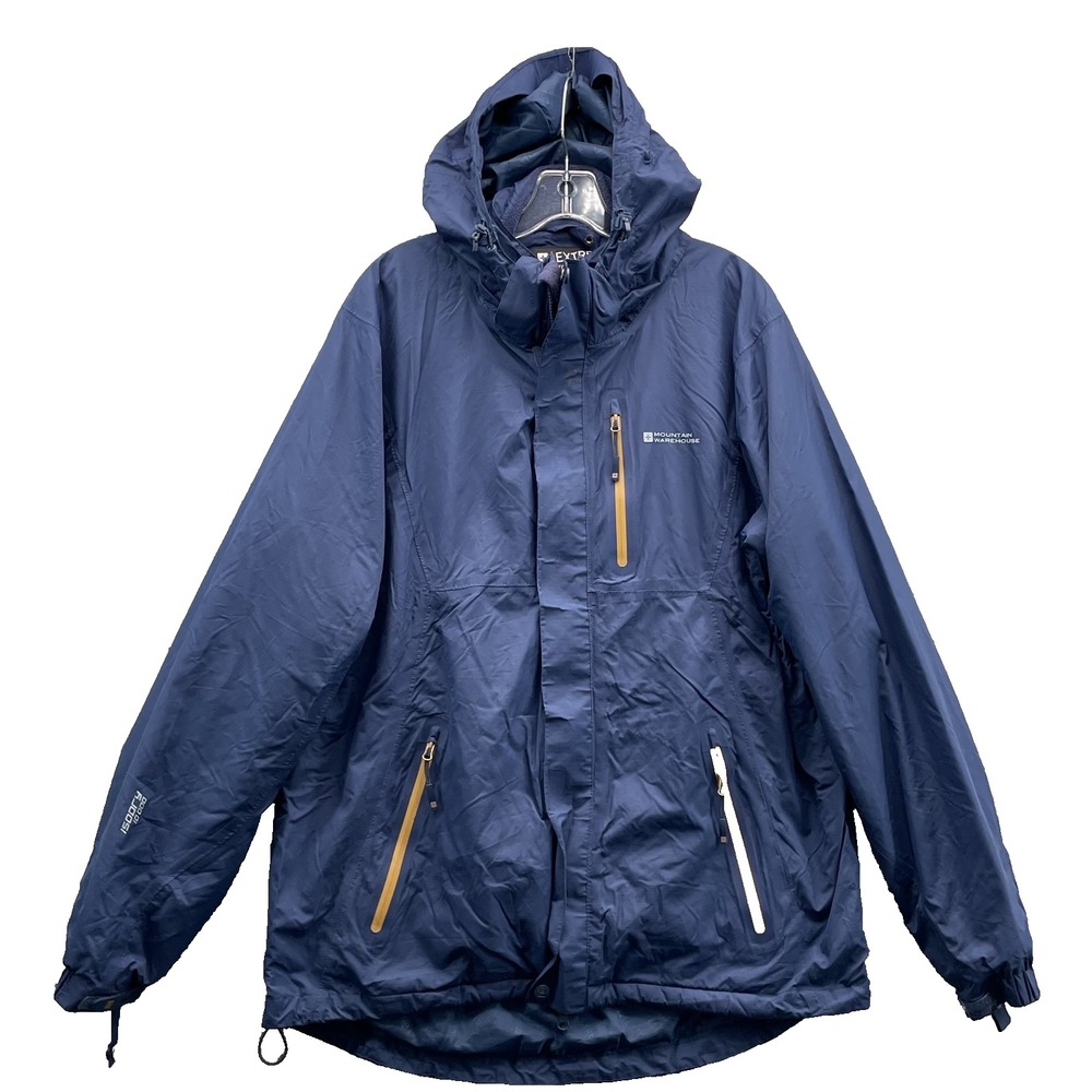 Mountain Warehouse Extreme Rain Jacket Men's Medium Blue IsoDry 10000 Outdoors
